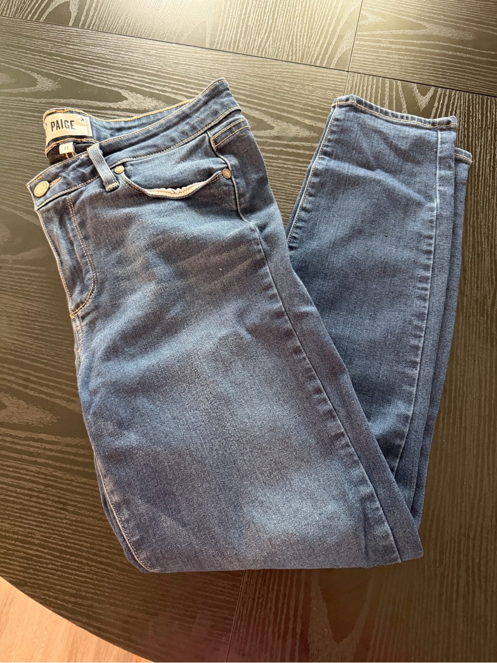 Women’s Paige Jeans Verdugo Crop Mid-Rise Skinny Jeans Size 31